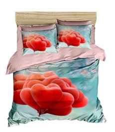 L'essentiel linge de maison Juego de Funda de Edredón Doble con Impresión 3D